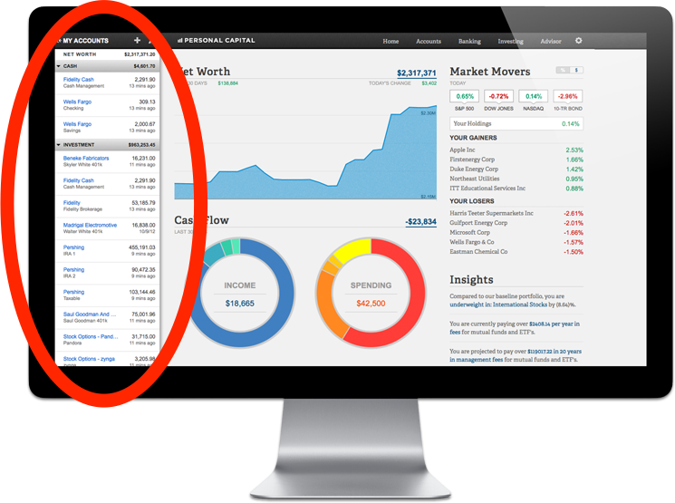 Personal Capital Dashboard